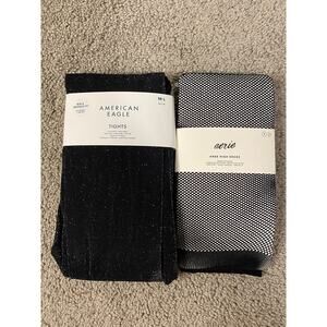 New Aerie/American Eagle‎ Sparkle Tights and Knee High Socks Size Medium